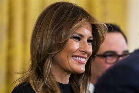 Melania Trump Wears a Cape Dress & Her Go-To Stilettos for White House ...