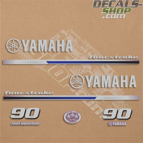 Yamaha 90hp Four Stroke 2013 Outboard Decal Kit