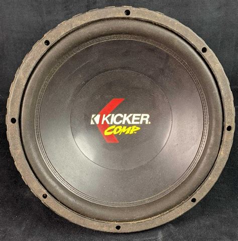 Old School Kicker Comp 12 Inch Subwoofer 4 Ohm Nov 26 2021 Rapid