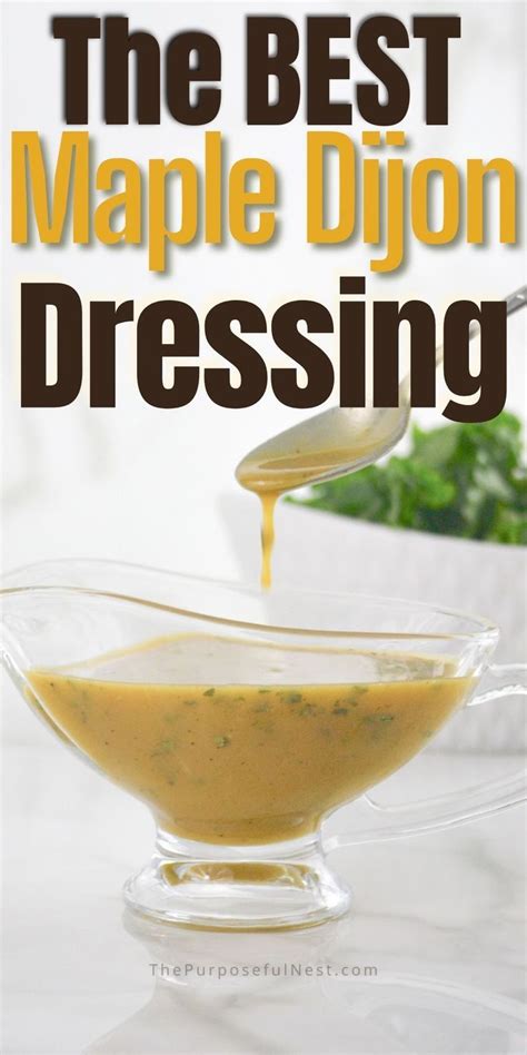 Maple Dijon Salad Dressing Artofit