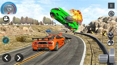 Android için Mega Crashes Car Crash Games İndir