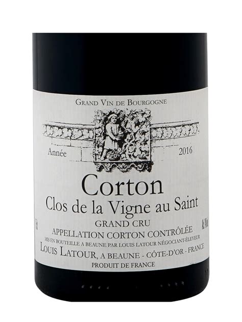 Louis Latour Corton Clos De La Vigne Au Saint Grand Cru The Oaks