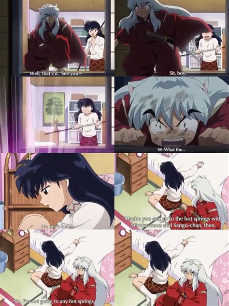 That Moment When Kagome Made Inuyasha Sit Just Because She Wanted Him