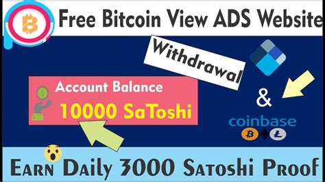 Free Bitcoin Earning Website Watching ADS Earn Bitcoin Satoshi Daily