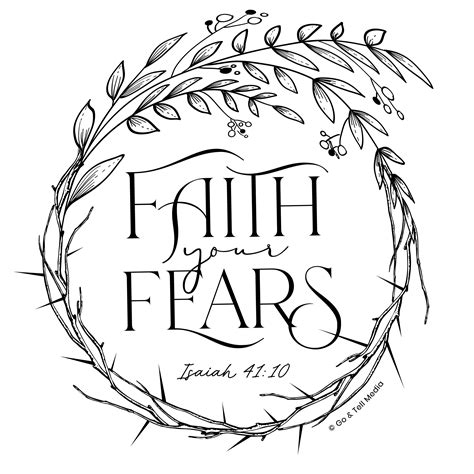 Faith Your Fears Go And Tell