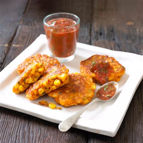 Spicy Sweetcorn Fritters With Salsa Recipe | Woolworths