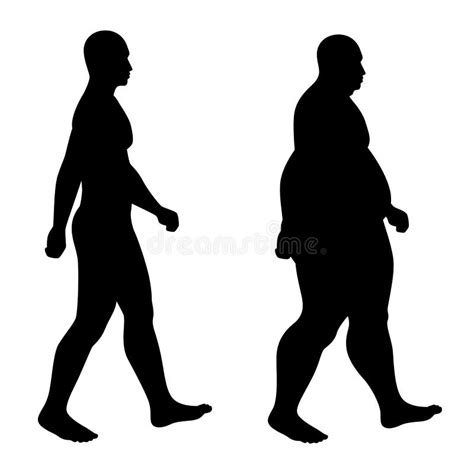 Silhouette Fat Man Stock Illustrations 1977 Silhouette Fat Man Stock