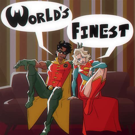 [fan Art] Gabriel Larragans Worlds Finest Robin And Supergirl R