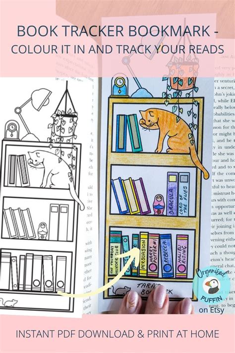 Printables Bookmark Template Reading Tracker Reading Log Th Book