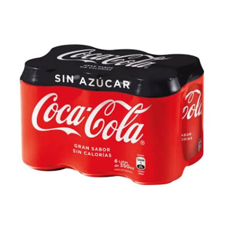 Refresco Coca Cola Sin Azucar 355ml 6pack Surtilag