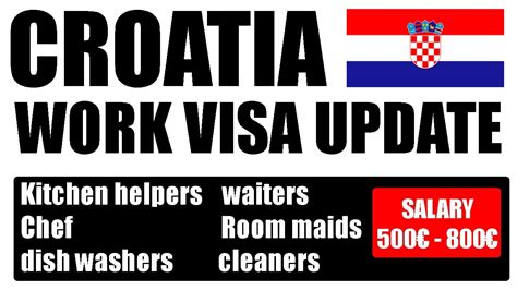 2022 Croatia Work Permit Visa 2022 Croatia Work Visa 2022 Update Work