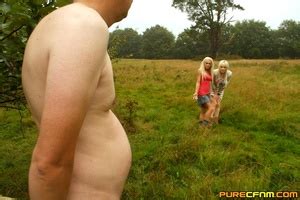 Two Horny Blonds Chained A Man To Have Thei XXX Dessert Picture 8