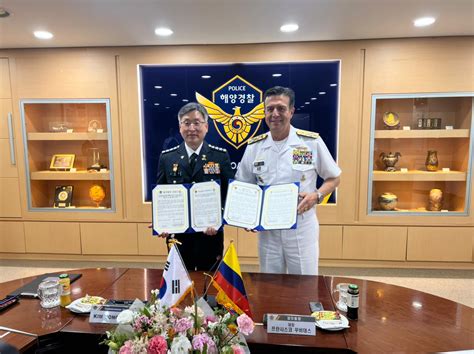 Armada De Colombia Y Guardia Costera De Corea Del Sur Firmaron Acuerdo