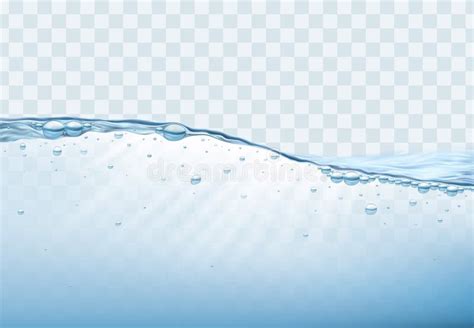 Realistic Detailed D Pure Water Splash Vector Stock Vector