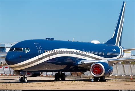 LX DIO Global Jet Luxembourg Boeing 737 97YER WL BBJ3 Photo By Severin