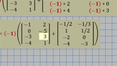 Ejemplos de operaciones con matrices suma resta y multiplicación por