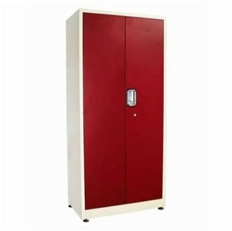 2 Door With Locker Domestic Steel Almirah 4 Shelves Without Mirror At