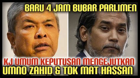 KURANG 4 JAM BUBAR KJ UMUM KEPUTUSAN MUKTAMAD PALING MENGEJUTKAN UMNO