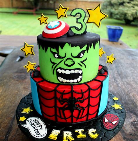 Spiderman & Hulk - CakeCentral.com