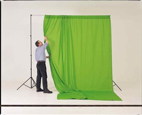 Fondo Cromakey Cortina Verde 3 X 7m Lastolite Lavable