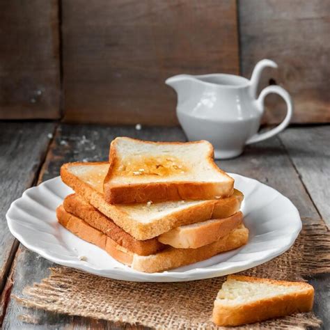 Premium Photo | Slices of Crispy Toasted bread or Dry toast on white background