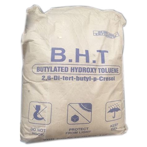 Powder Butylated Hydroxy Toluene Bht Chemical Packaging Type 25 Kgs