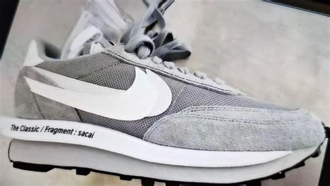 Fragment x sacai x Nike LDWaffle Appears in Grey and White | HOUSE OF HEAT