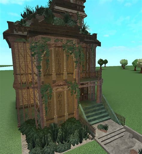 Roblox Bloxburg Gothic Victorian Era Townhouse Exterior Layout In