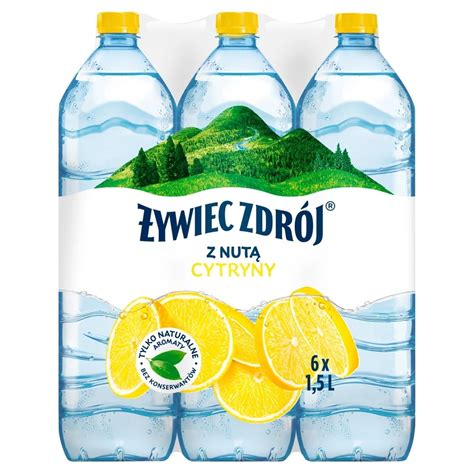 Żywiec Zdrój Napój niegazowany z nutą cytryny 6 x 1 5 l Zakupy online