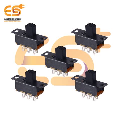 Buy Ss F A V Dpdt Pin Slide Switch Pack Of Pcs