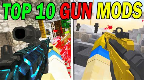 40 AMAZING Minecraft Gun Mods For Pure Destruction YouTube