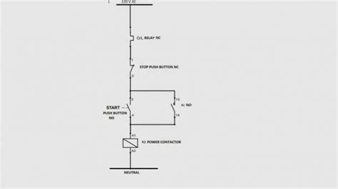 Single Line Diagram Star Delta Starter