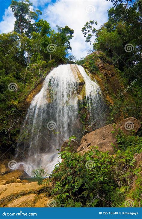 Waterfall In Soroacuba Stock Photo Image Of Fast Plant 22710348