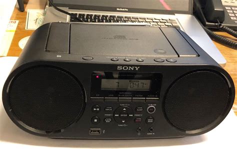 Sony Zs Rs60bt Bluetooth Boombox Black 27242885066 Ebay