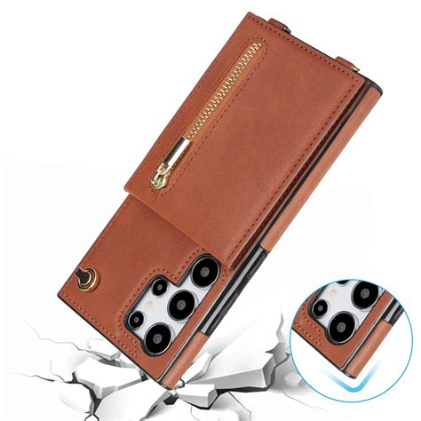 Samsung Galaxy S24 Ultra Hoesje Solidenz Fashion Wallet Met Koord