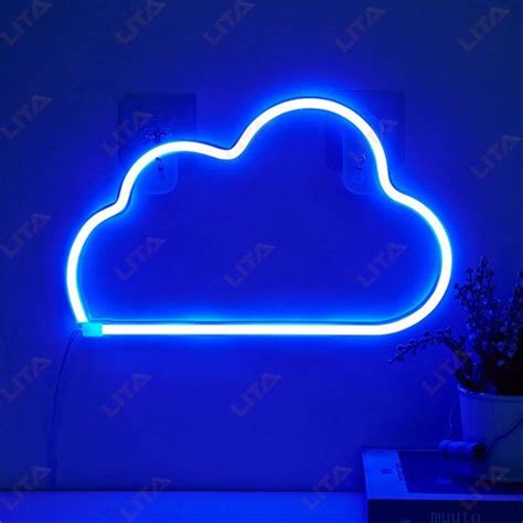 Blue Cloud Neon Sign Is Durable And Eye-Catchy - LITA SIGN