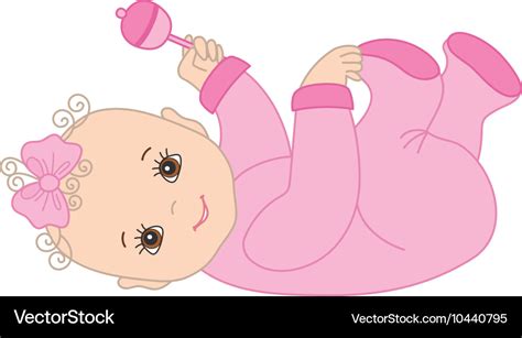 Baby Girl Royalty Free Vector Image Vectorstock