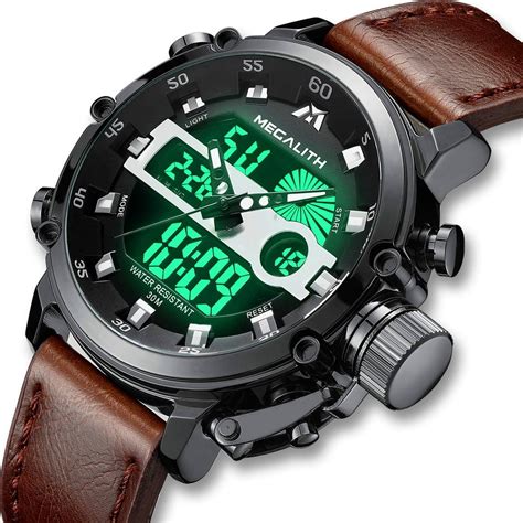 Megalith Herrenuhr Milit R Digitaluhr Herren Sport Outdoor Chronograph