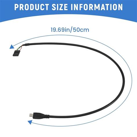 Er Pack Cm Pin Hauptplatine Buchsenleiste Auf Micro Usb Stecker