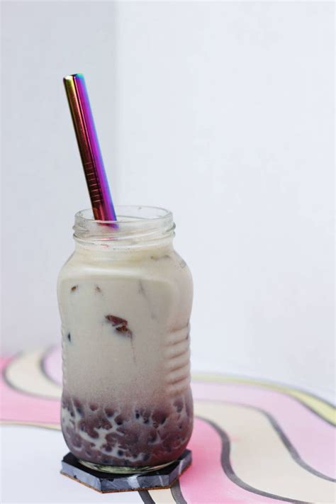 Red Bean Bubble Tea