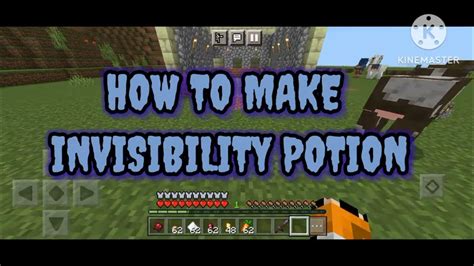 How Make Invisibility Potion In Minecraft 👍 Youtube