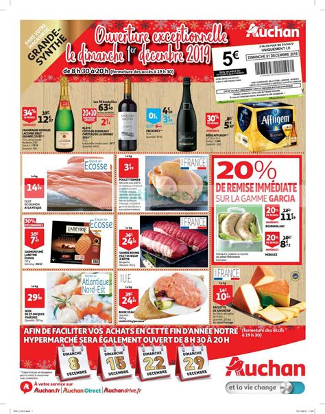 Anti crise fr Catalogue Auchan Local du 01 décembre 2019 Dunkerque