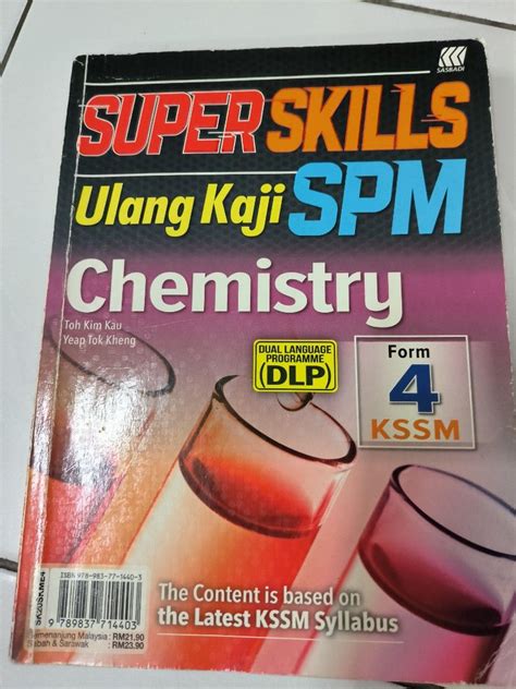 CHEMISTRY SPM FORM 4 KSSM DLP Hobbies Toys Books Magazines