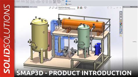 Smap3d Plant Design Product Introduction Youtube