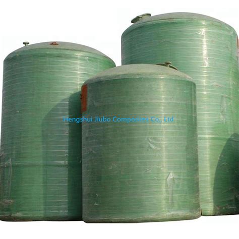 Grp Vertical Tank Fiberglass Horizontal Tank Frp Chemical Storage Tank