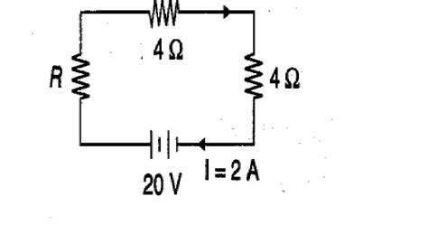 In The Circuit Shown Below Calculate The Total Resistance Of The Circuit And The Current