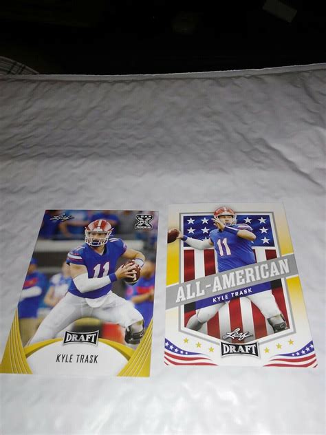 2021 Leaf XRC Draft And All American Kyle Trask Football Card 5 47 EBay