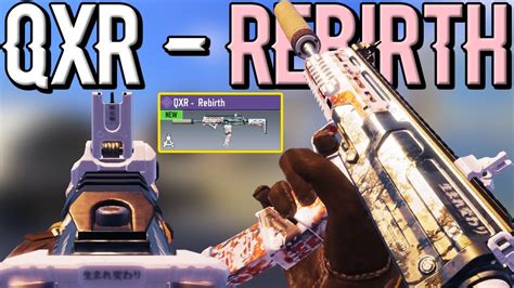 New Qxr Rebirth Blueprint Gameplay In Call Of Duty Mobile Clan Wars