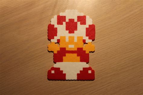 Toad Pixel Art Bead Sprite from Super Mario Bros