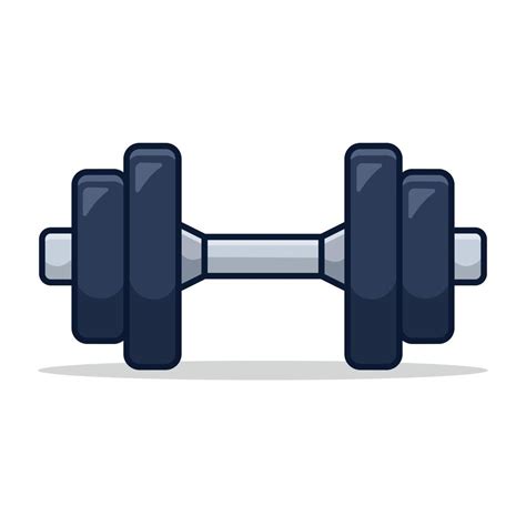 Gym Dumbbell Cartoon Style 16120244 Vector Art at Vecteezy